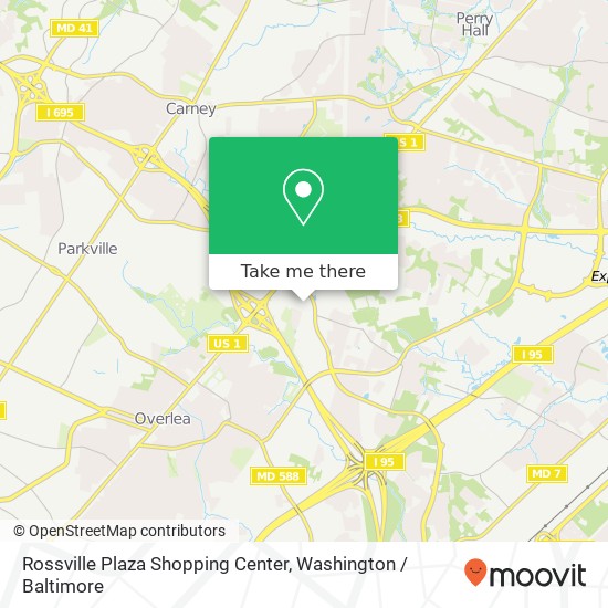 Rossville Plaza Shopping Center map