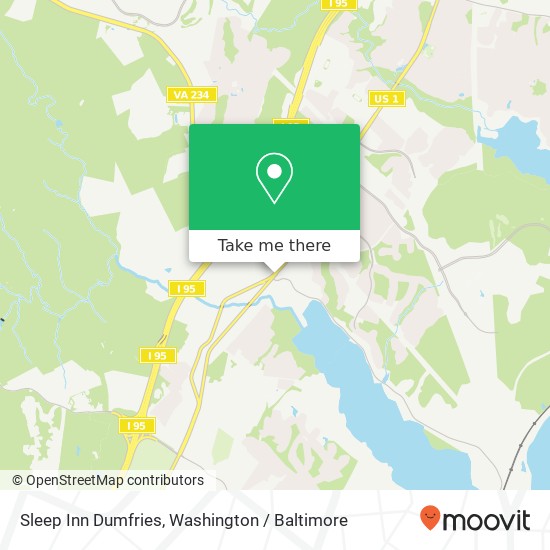 Mapa de Sleep Inn Dumfries