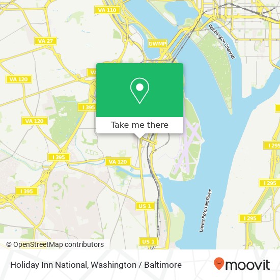 Holiday Inn National map