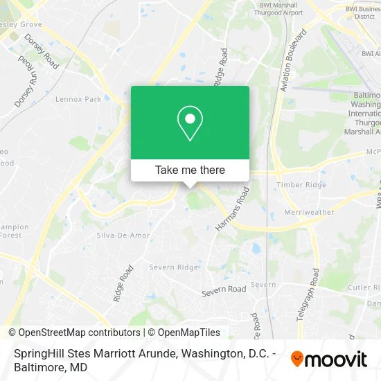 SpringHill Stes Marriott Arunde map