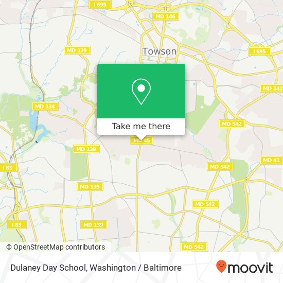 Mapa de Dulaney Day School