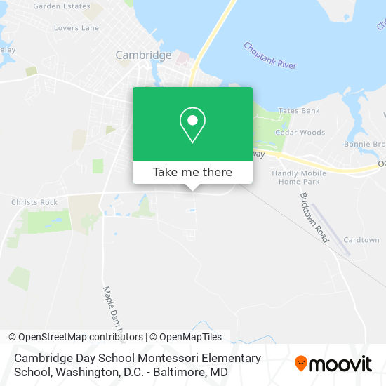 Cambridge Day School Montessori Elementary School map