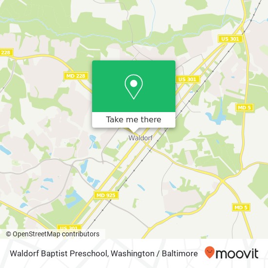 Mapa de Waldorf Baptist Preschool