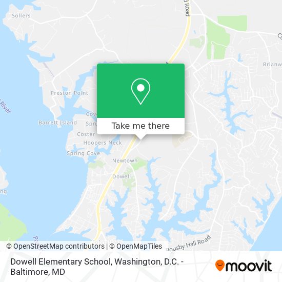 Mapa de Dowell Elementary School