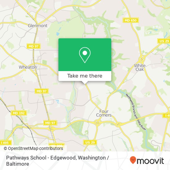 Pathways School - Edgewood map