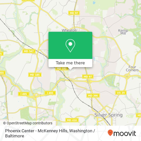Phoenix Center - McKenney Hills map