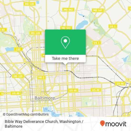 Bible Way Deliverance Church map