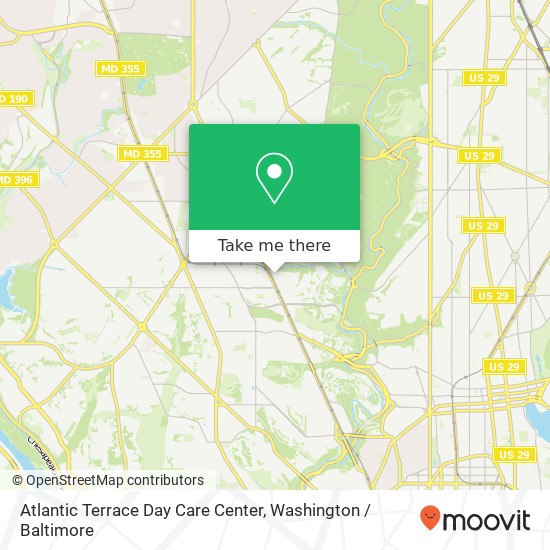 Atlantic Terrace Day Care Center map