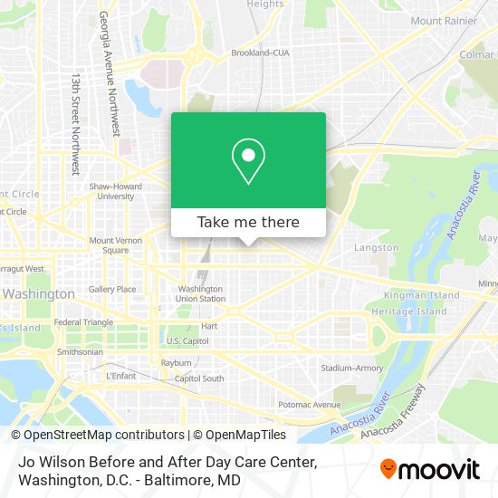 Jo Wilson Before and After Day Care Center map