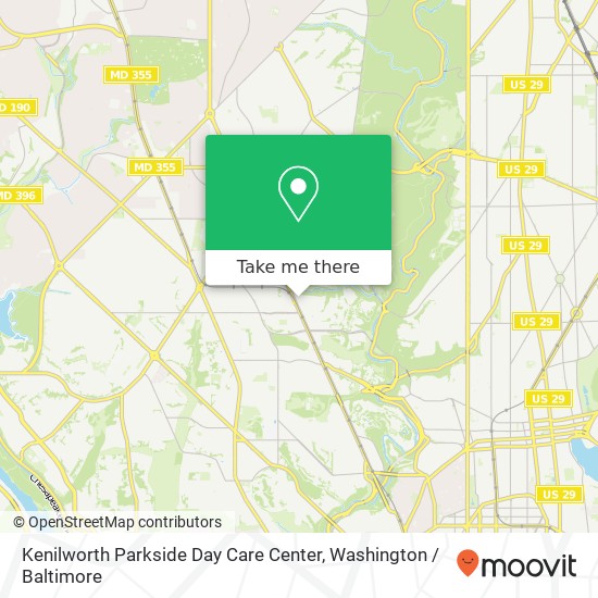 Kenilworth Parkside Day Care Center map