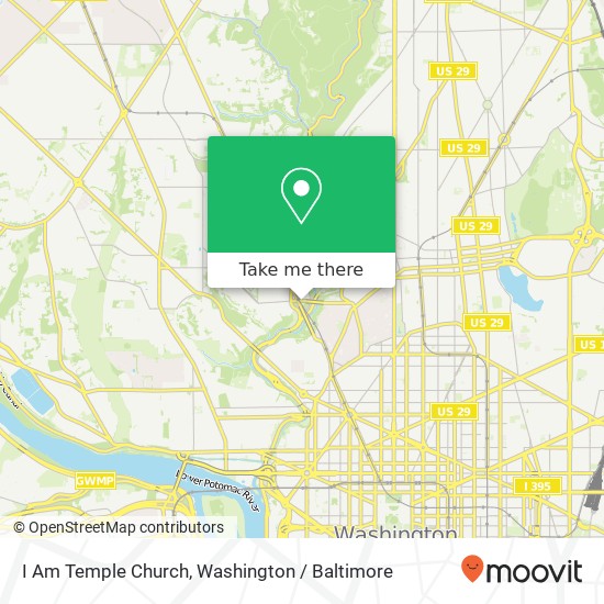 I Am Temple Church map