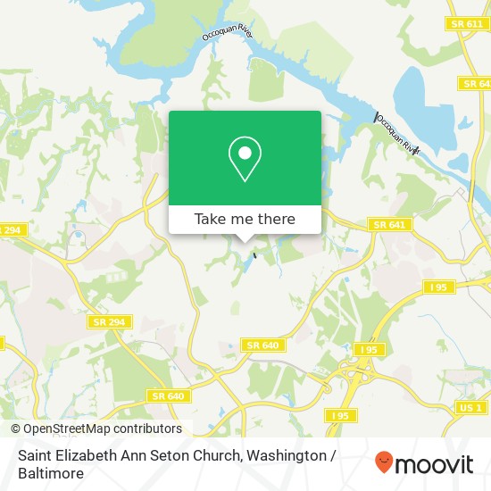 Saint Elizabeth Ann Seton Church map