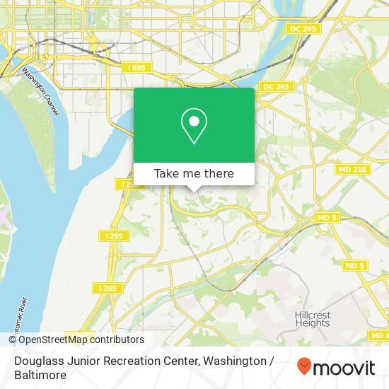 Douglass Junior Recreation Center map