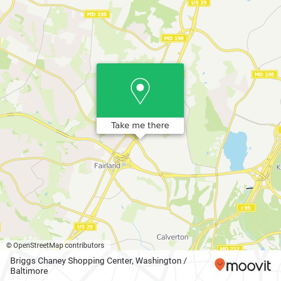 Mapa de Briggs Chaney Shopping Center