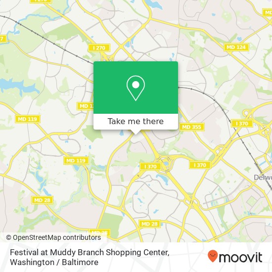 Festival at Muddy Branch Shopping Center map