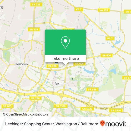 Mapa de Hechinger Shopping Center