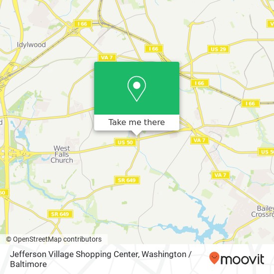 Jefferson Village Shopping Center map