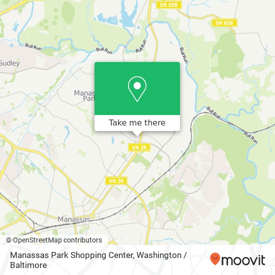 Manassas Park Shopping Center map