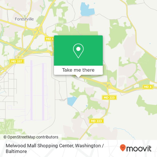 Mapa de Melwood Mall Shopping Center