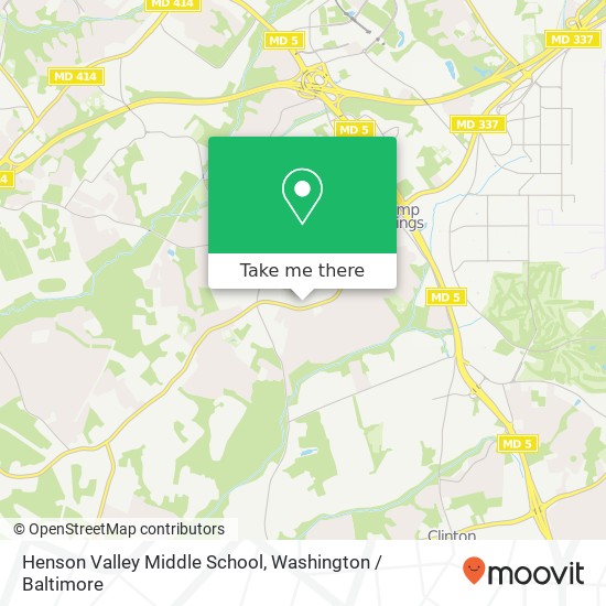 Henson Valley Middle School map