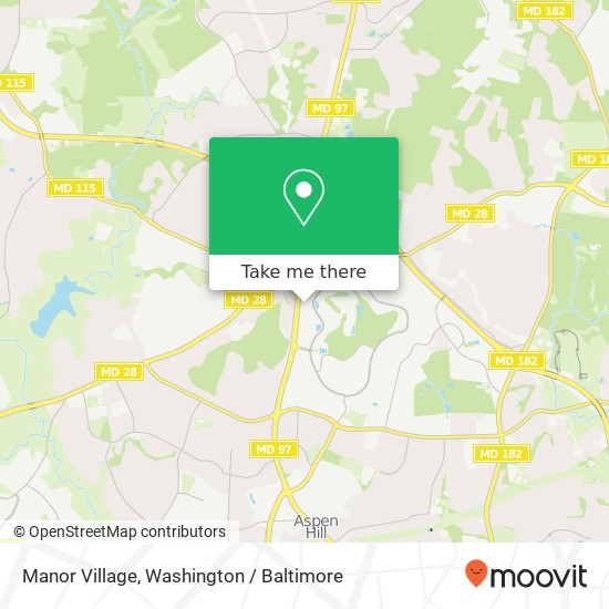 Manor Village map