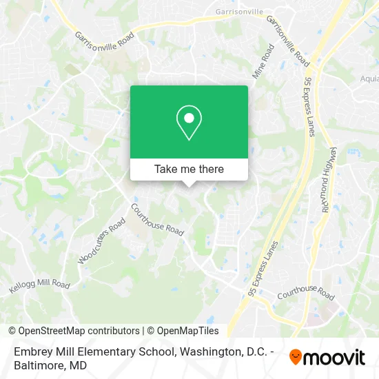 Embrey Mill Elementary School map