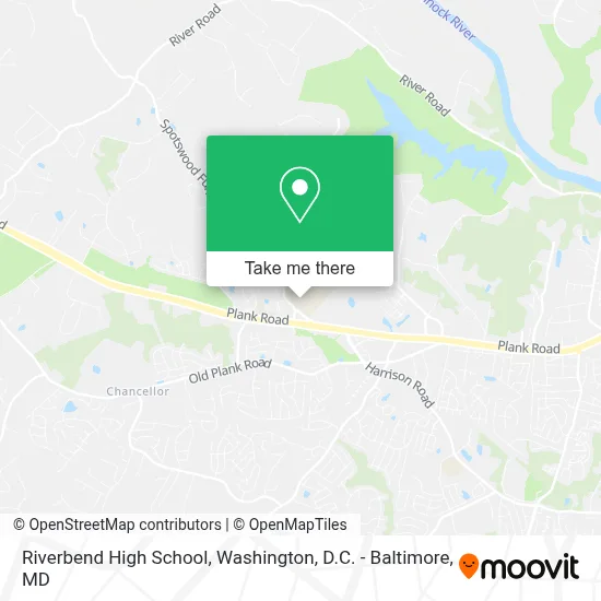 Riverbend High School map