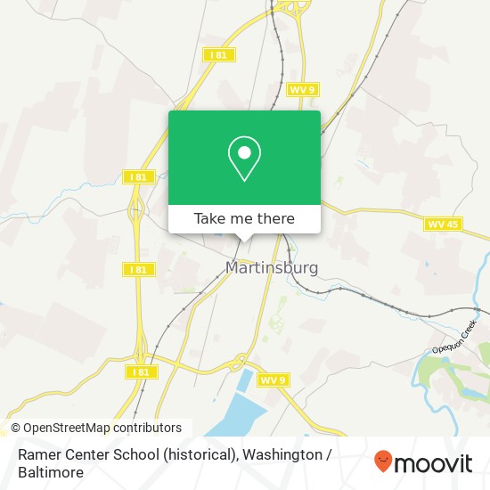 Mapa de Ramer Center School (historical)