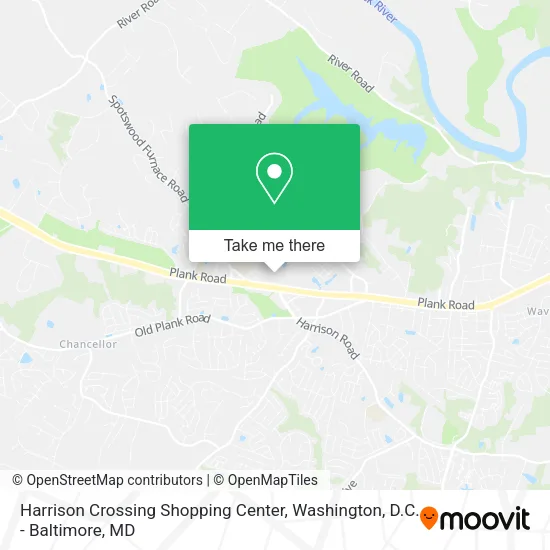 Harrison Crossing Shopping Center map