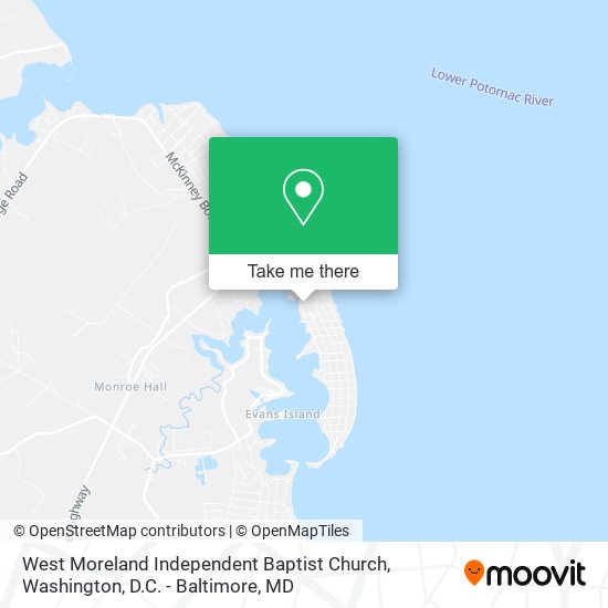 Mapa de West Moreland Independent Baptist Church