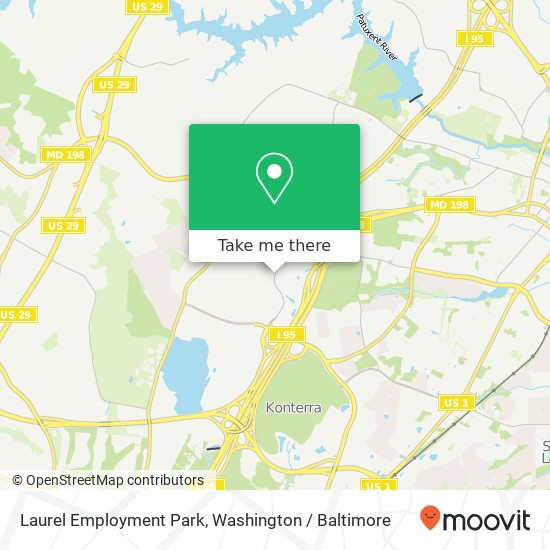 Mapa de Laurel Employment Park