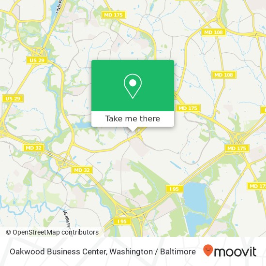 Oakwood Business Center map