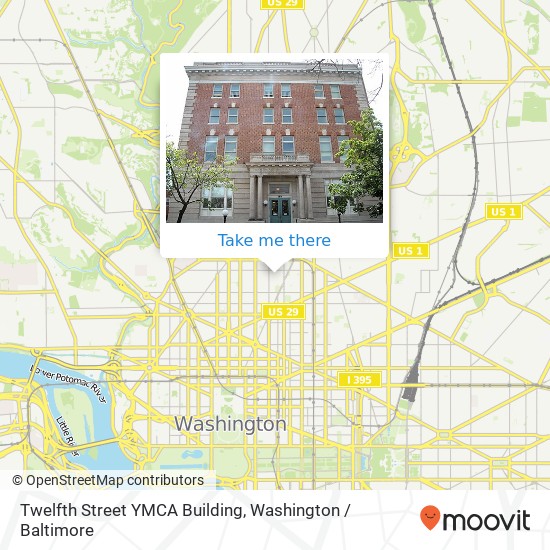 Twelfth Street YMCA Building map