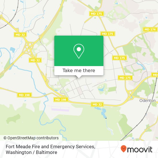 Mapa de Fort Meade Fire and Emergency Services