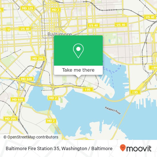 Mapa de Baltimore Fire Station 35