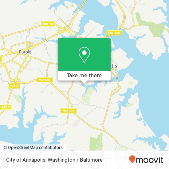 Mapa de City of Annapolis