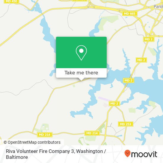 Riva Volunteer Fire Company 3 map