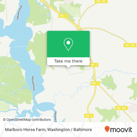 Marlboro Horse Farm map