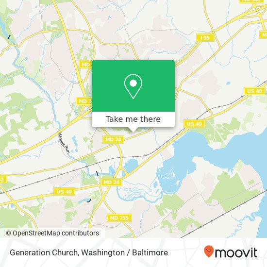 Mapa de Generation Church