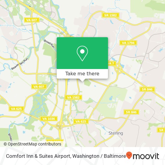 Comfort Inn & Suites Airport map