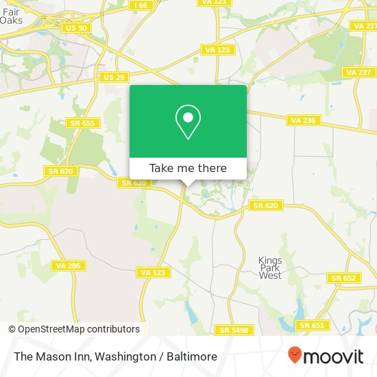 The Mason Inn map