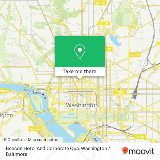 Mapa de Beacon Hotel And Corporate Qua