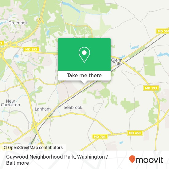 Gaywood Neighborhood Park map