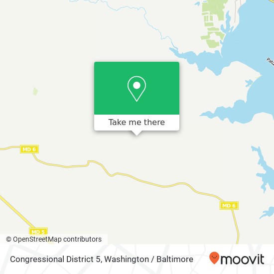 Mapa de Congressional District 5