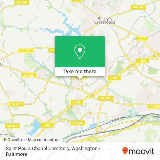 Saint Paul's Chapel Cemetery map
