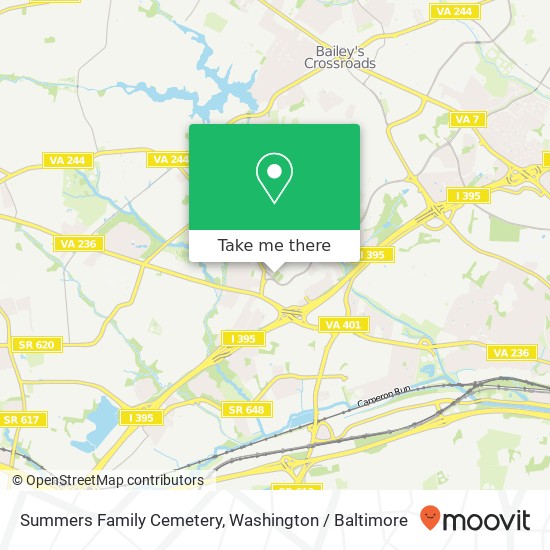 Summers Family Cemetery map