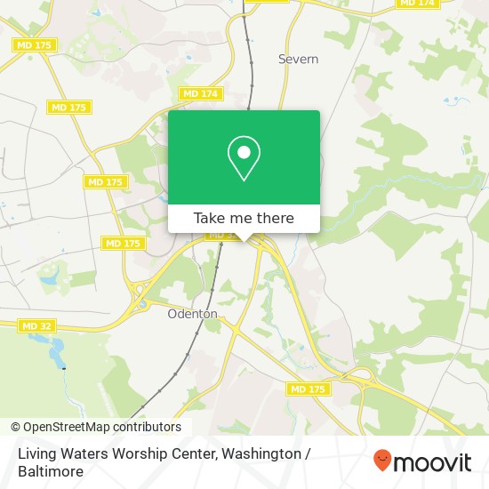 Living Waters Worship Center, 8262 Lokus Rd map