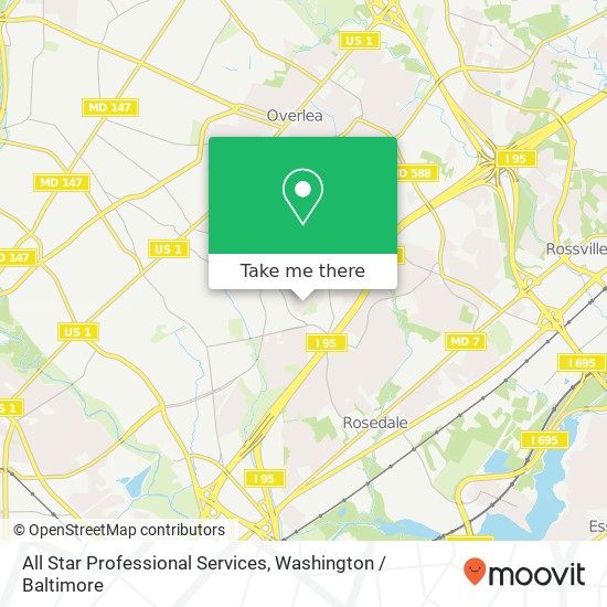 Mapa de All Star Professional Services, 5648 Arnhem Rd