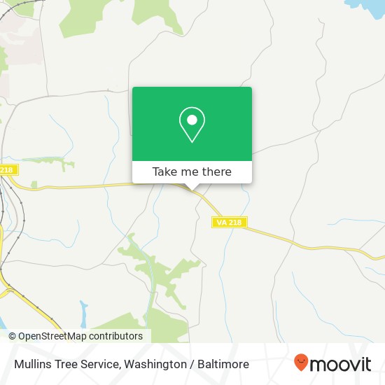 Mapa de Mullins Tree Service, 662 White Oak Rd