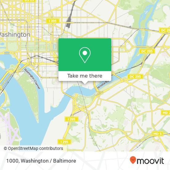 Mapa de 1000, 716 Sicard St SE #1000, Washington, DC 20003, USA